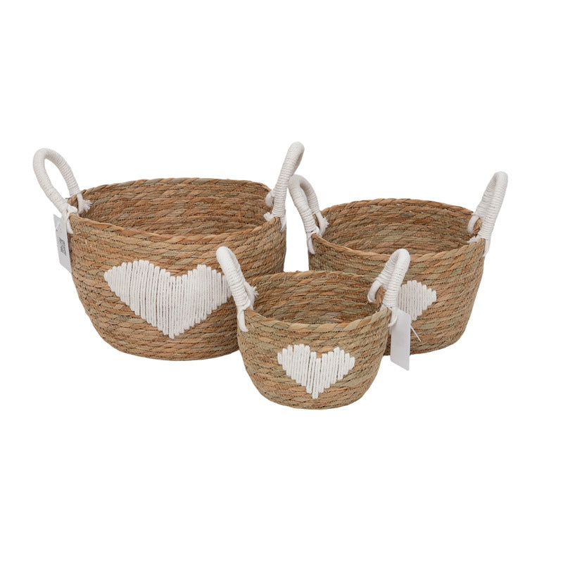 Braided Storage Basket Handwoven | High & Bury