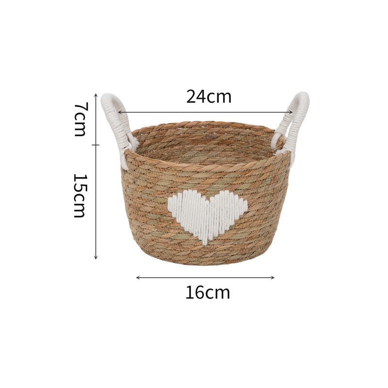 Braided Storage Basket Handwoven | High & Bury