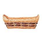 Braided Storage Basket with Elegant Fabric Insert | High & Bury
