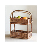 Braided Storage Basket with Handle | High & Bury
