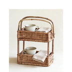 Braided Storage Basket with Handle | High & Bury
