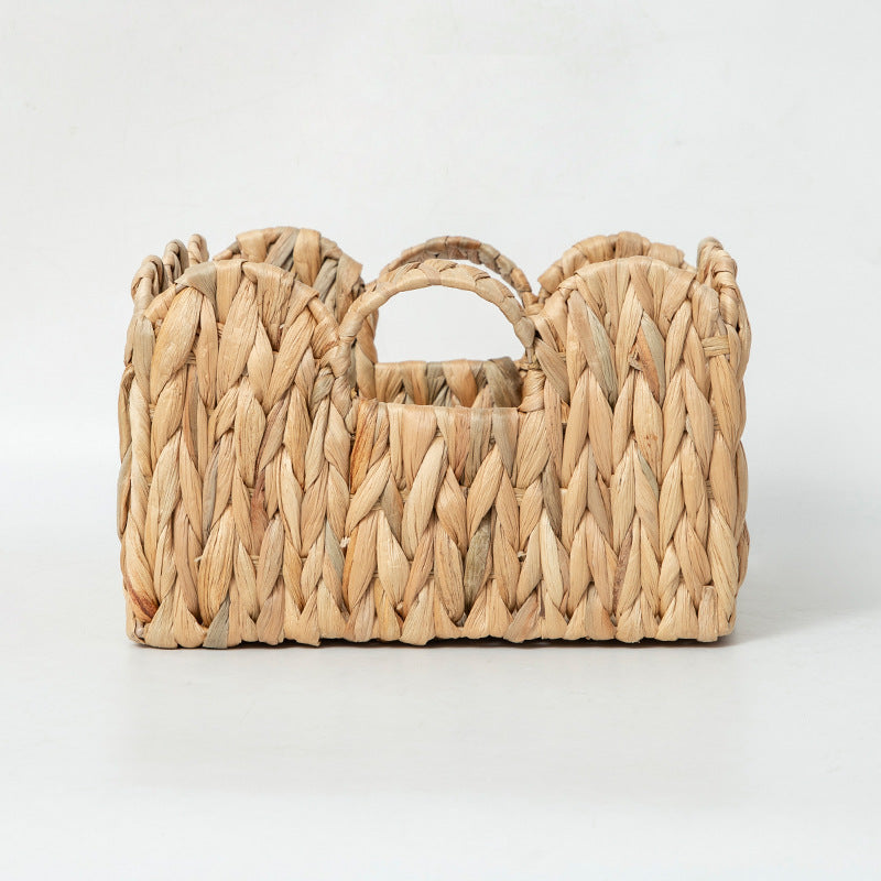 Braided Storage Basket with High Sides | High & Bury