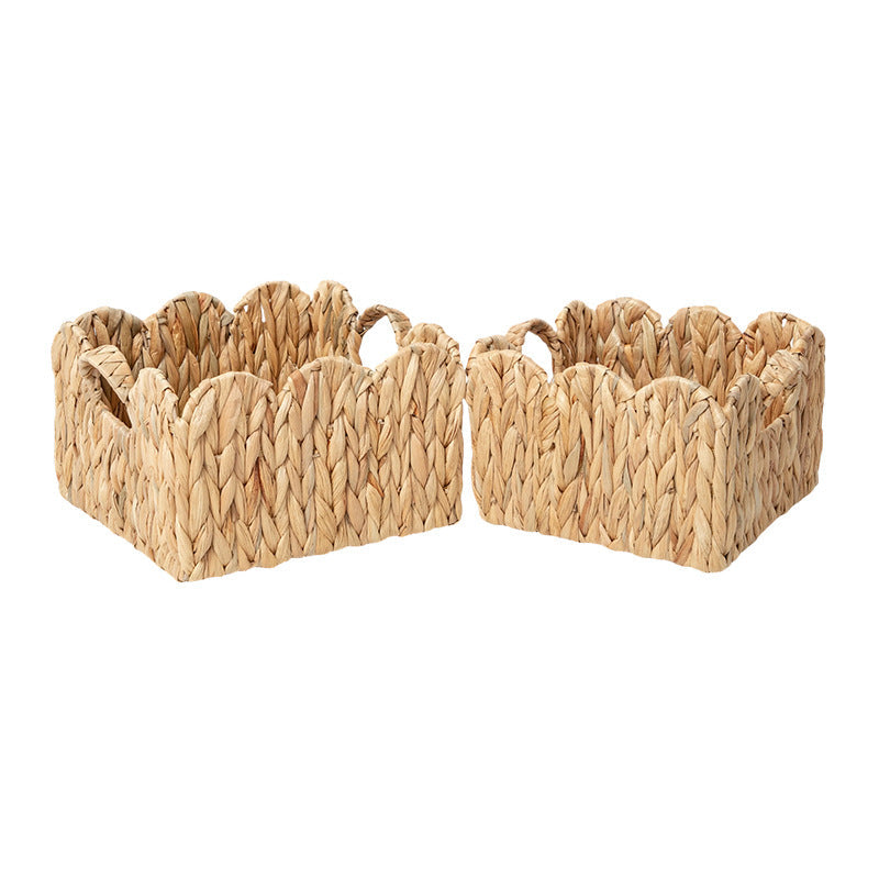 Braided Storage Basket with High Sides | High & Bury