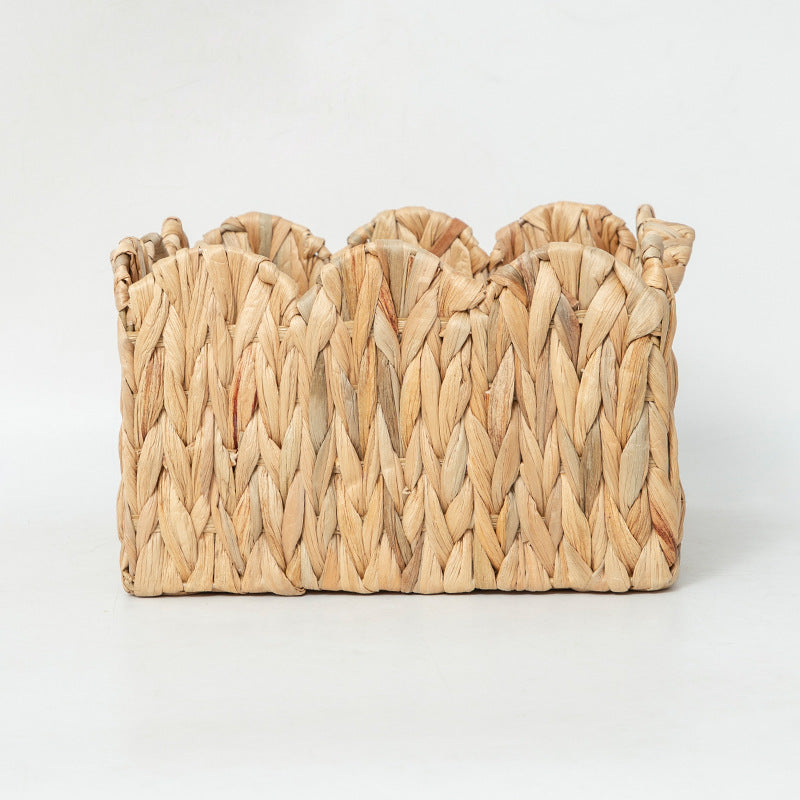 Braided Storage Basket with High Sides | High & Bury