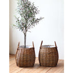 Braided Storage Basket with Practical Handles | High & Bury