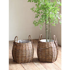 Braided Storage Basket with Practical Handles | High & Bury