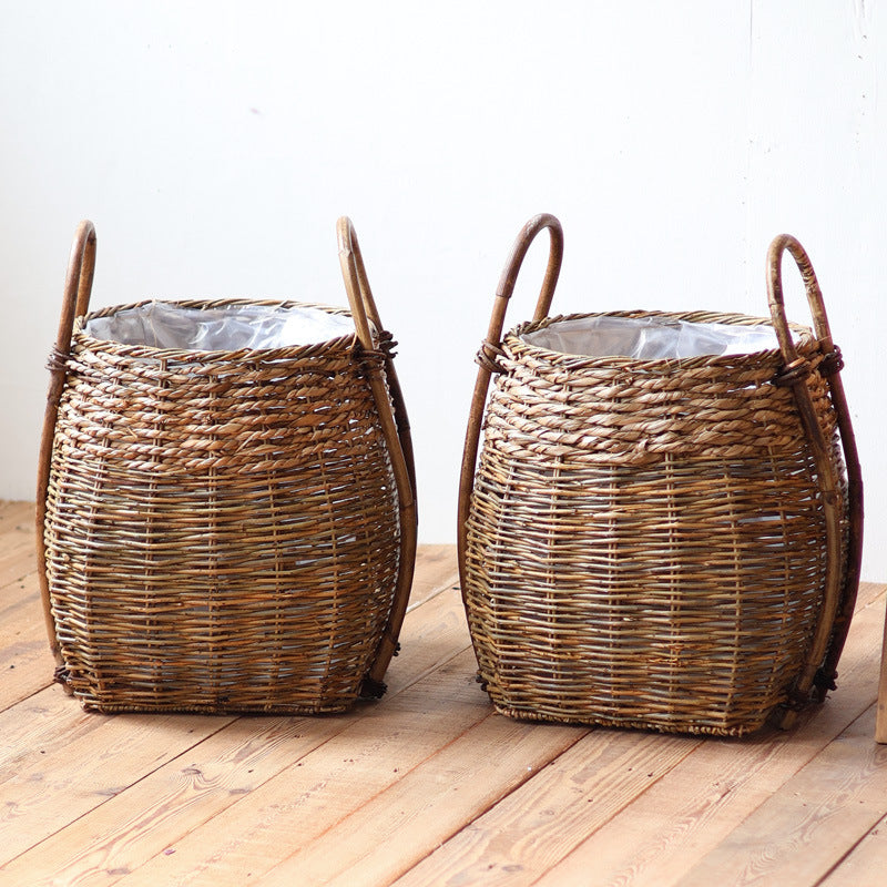 Braided Storage Basket with Practical Handles | High & Bury