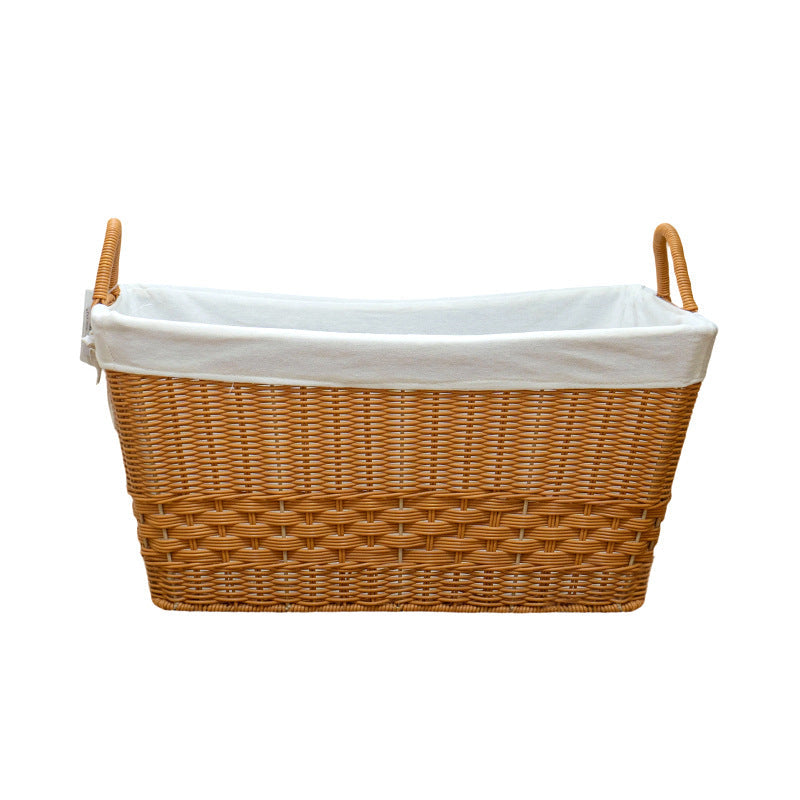 Braided Storage Basket with Removable Inner Lining | High & Bury