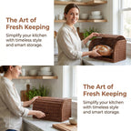 Bread Basket with Lid | High & Bury