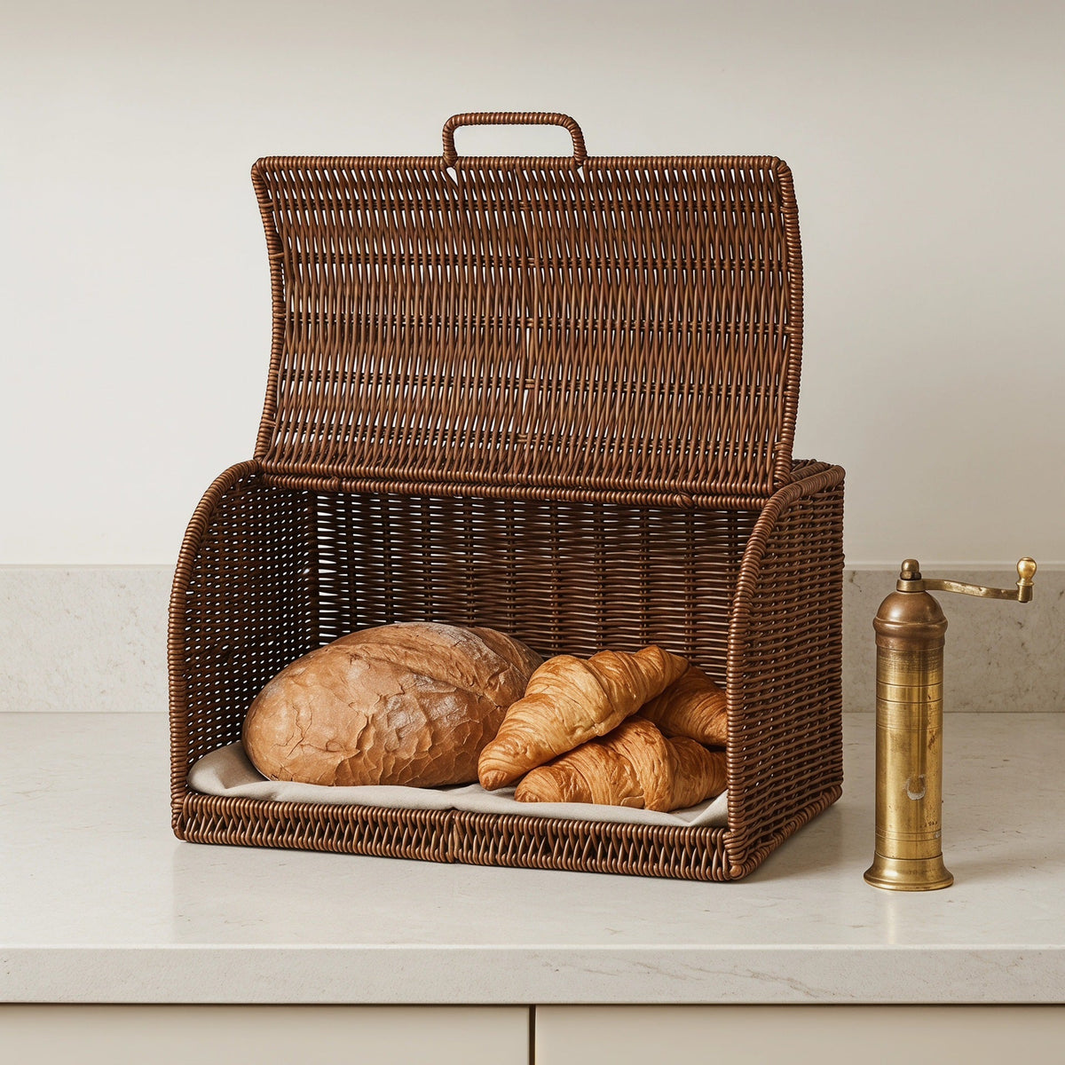 Bread Basket with Lid | High & Bury