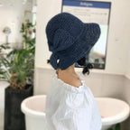 Brim and Bow Summer Hat, Lightweight, 57 cm Diameter, One Size, view 12