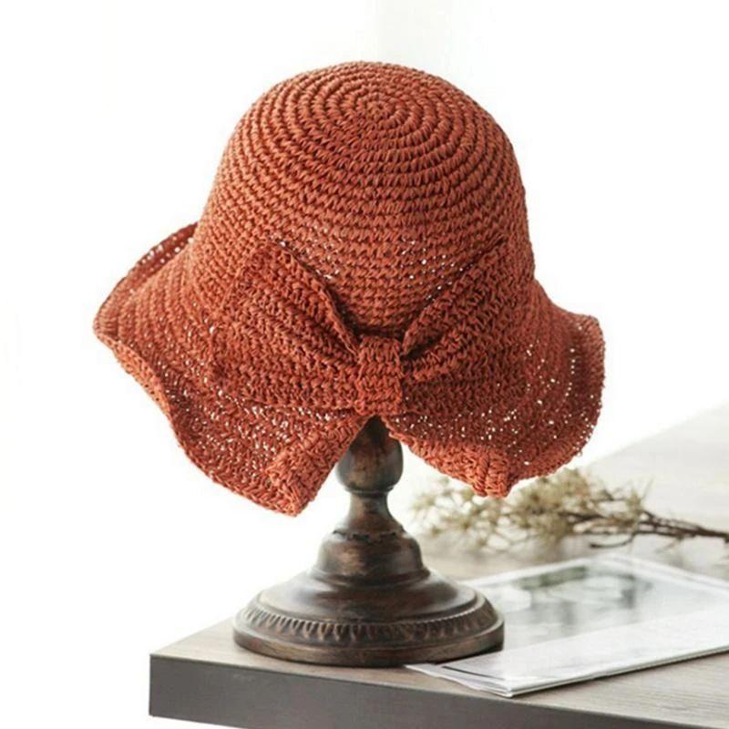 Brim and Bow Summer Hat, Lightweight, 57 cm Diameter, One Size, view 5