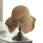 Brim and Bow Summer Hat, Lightweight, 57 cm Diameter, One Size, view 7