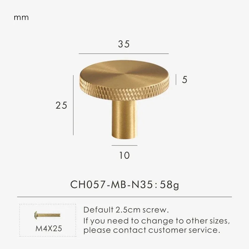 Brybeno Solid Brass Knobs and Handles
