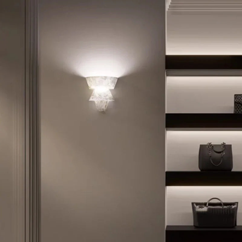 Bryfella Marble Wall Light