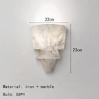 Bryfella Marble Wall Light