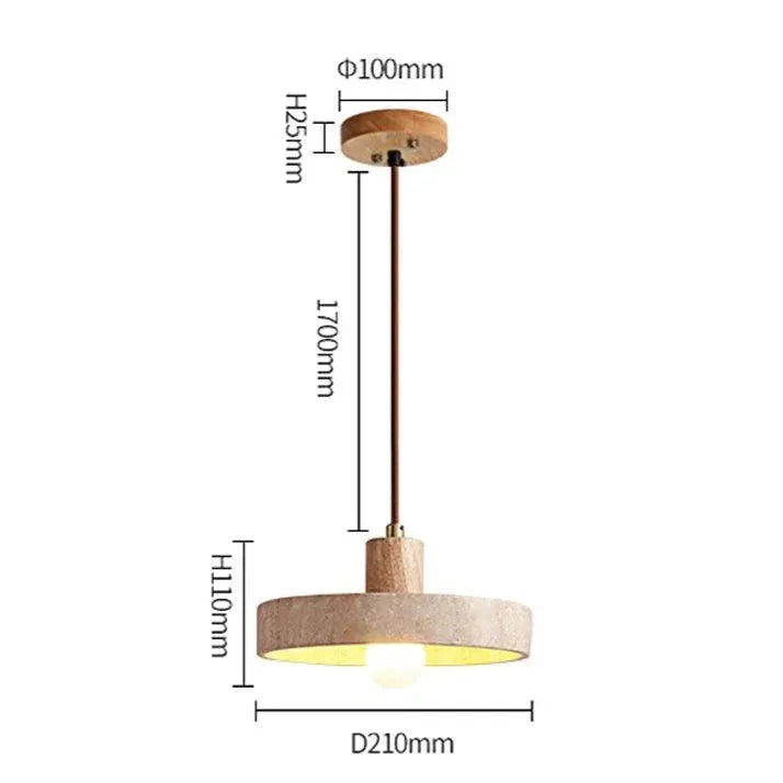 Brylola Travertine Pendant Lamp
