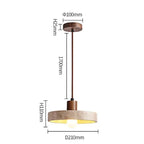 Brylola Travertine Pendant Lamp