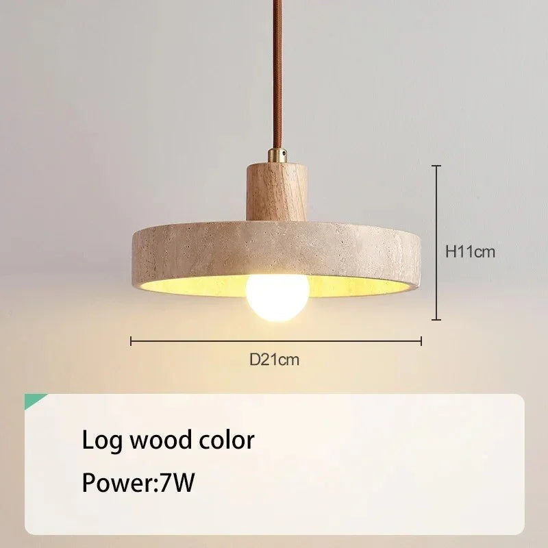 Brylola Travertine Pendant Lamp