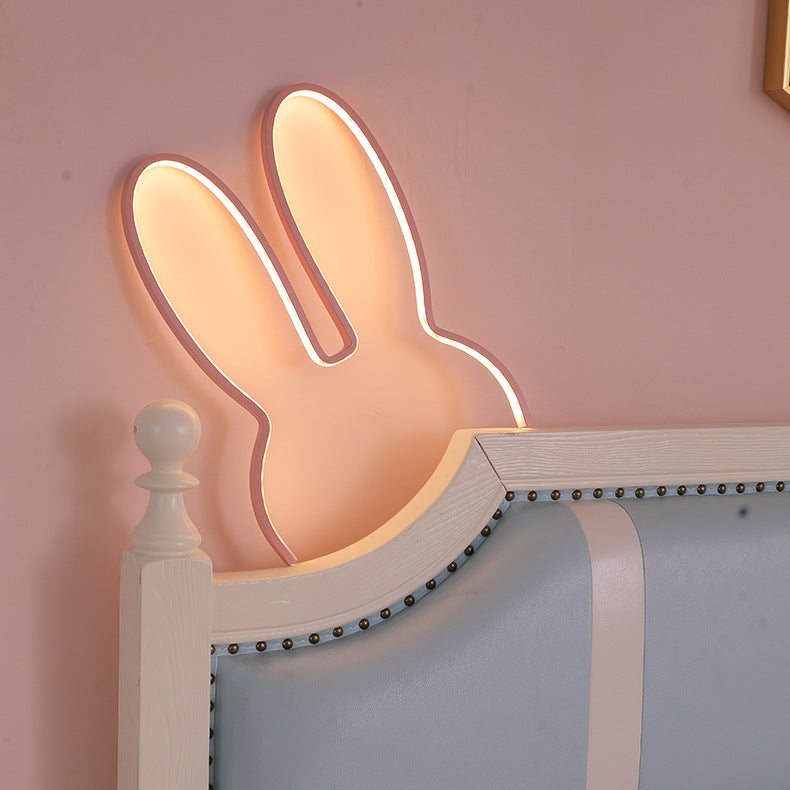 Bunny-Shaped LED Ambient Wall and Table Night Light | High & Bury