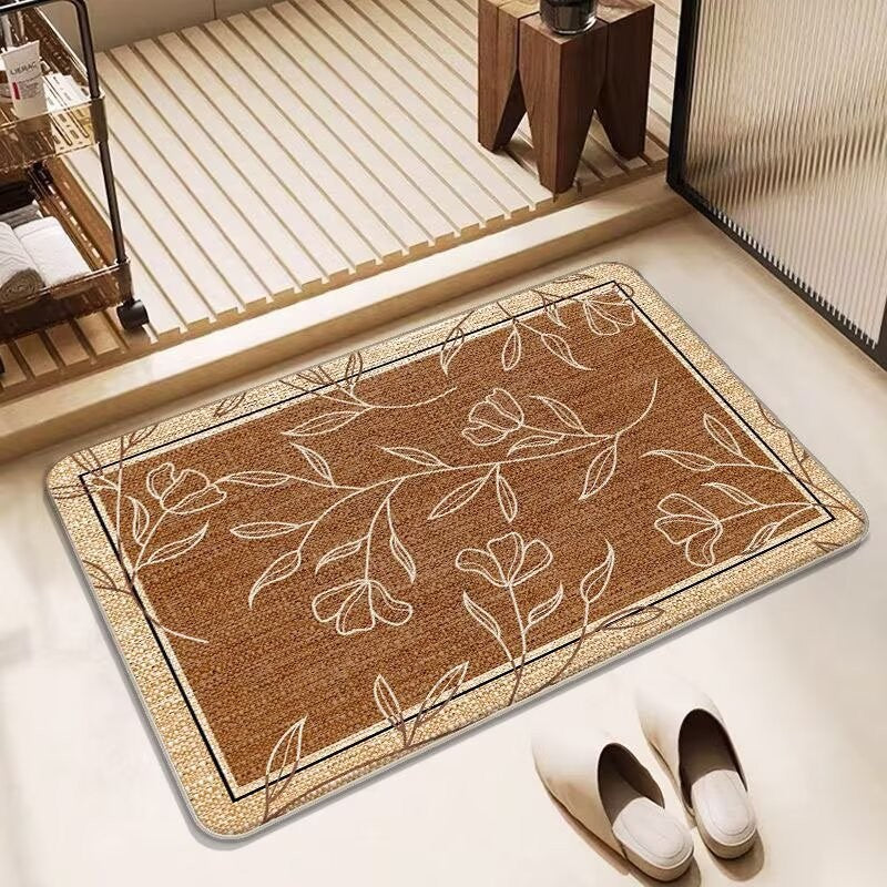 Butterfly-Inspired Decorative Bath Mat | High & Bury