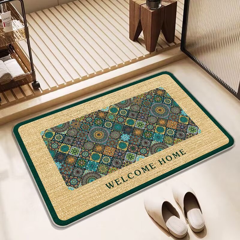 Butterfly-Inspired Decorative Bath Mat | High & Bury