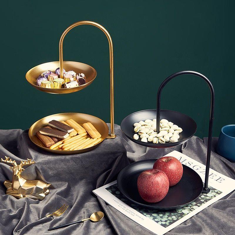 Cake Stand Soft Textile Metal | High & Bury