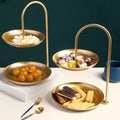 Cake Stand Soft Textile Metal | High & Bury