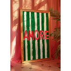 Calrendo Striped Wall Art
