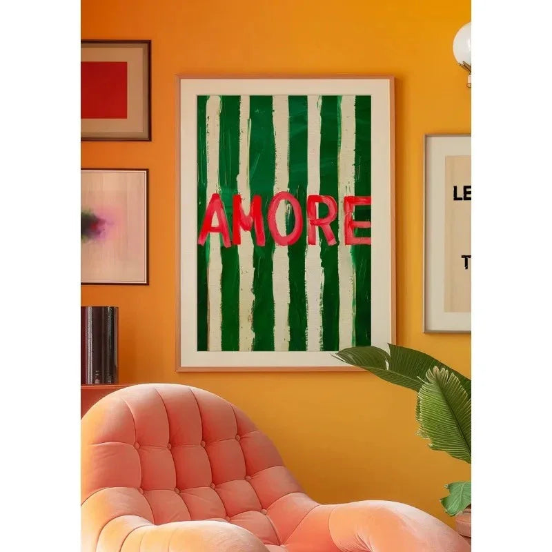Calrendo Striped Wall Art