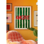 Calrendo Striped Wall Art