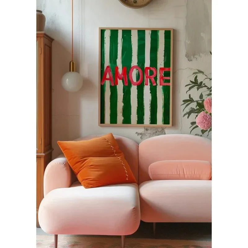 Calrendo Striped Wall Art