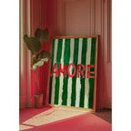 Calrendo Striped Wall Art