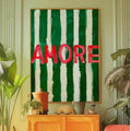 Calrendo Striped Wall Art