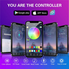 Car Interior LED Light Strips with Remote or App Control, view 5