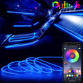 Car Interior LED Light Strips with Remote or App Control