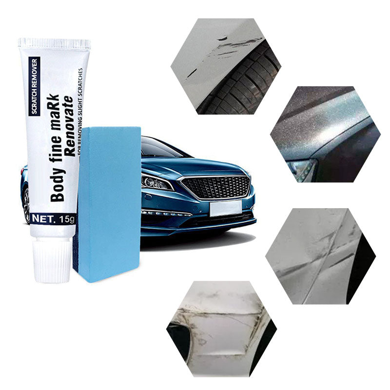 Car Paint Scratch Repair Paste with Sponge, 10 x 18 cm, 20g, view 3