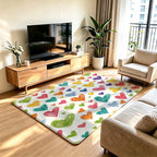 Cartoon Cat Area Rug | High & Bury