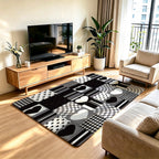 Cartoon Cat Area Rug | High & Bury