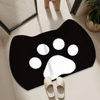 Cartoon Cat-Themed Bath Mat | High & Bury