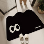 Cartoon Cat-Themed Bath Mat | High & Bury