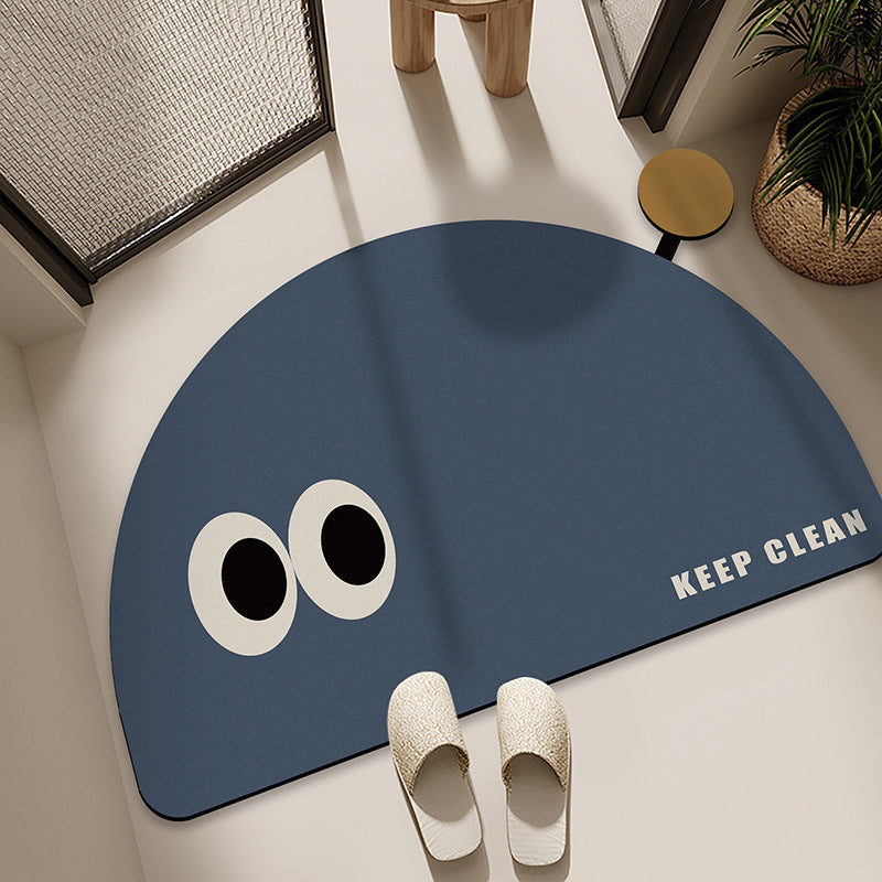Cartoon Cat-Themed Bath Mat | High & Bury