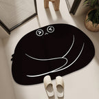 Cartoon Cat-Themed Bath Mat | High & Bury