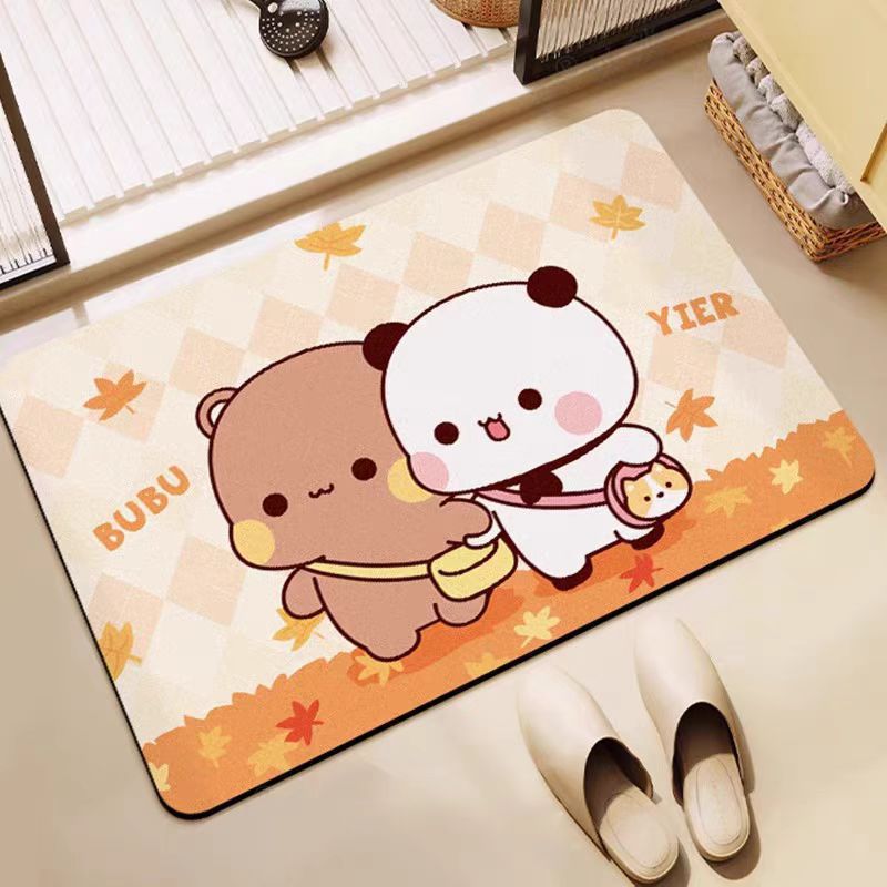 Cartoon Character Absorbent Floor Mat | High & Bury
