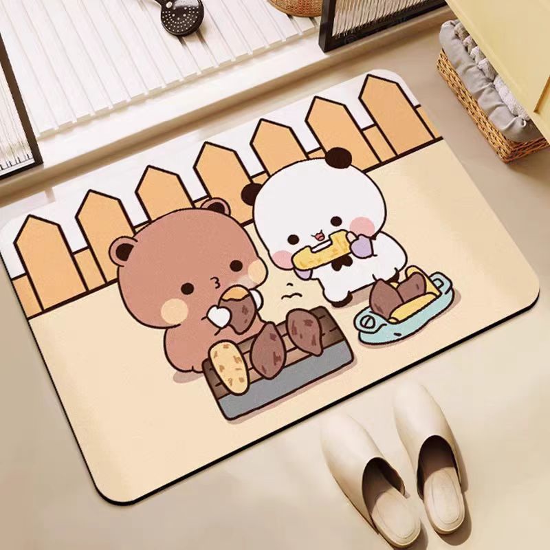 Cartoon Character Absorbent Floor Mat | High & Bury