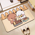 Cartoon Character Absorbent Floor Mat | High & Bury
