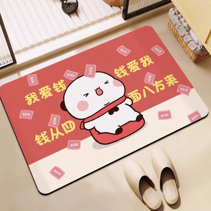 Cartoon Character Absorbent Floor Mat | High & Bury