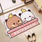 Cartoon Character Absorbent Floor Mat | High & Bury