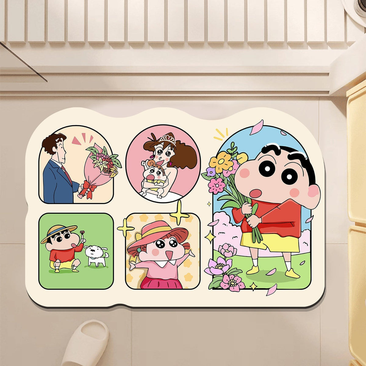 Cartoon Character Bathroom Mat | High & Bury