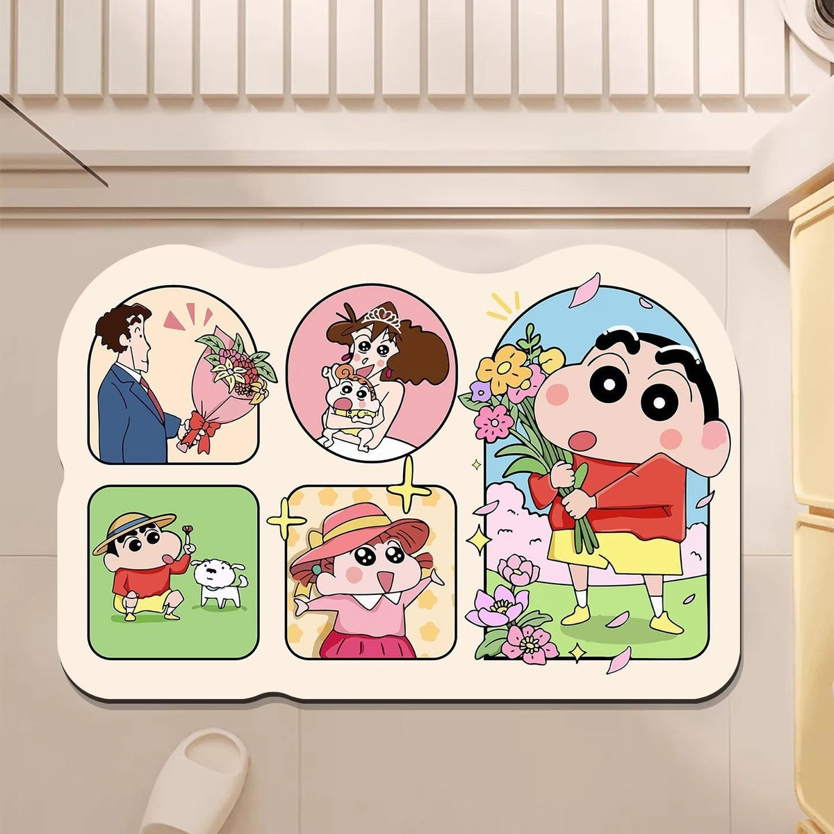 Cartoon Character Bathroom Mat | High & Bury
